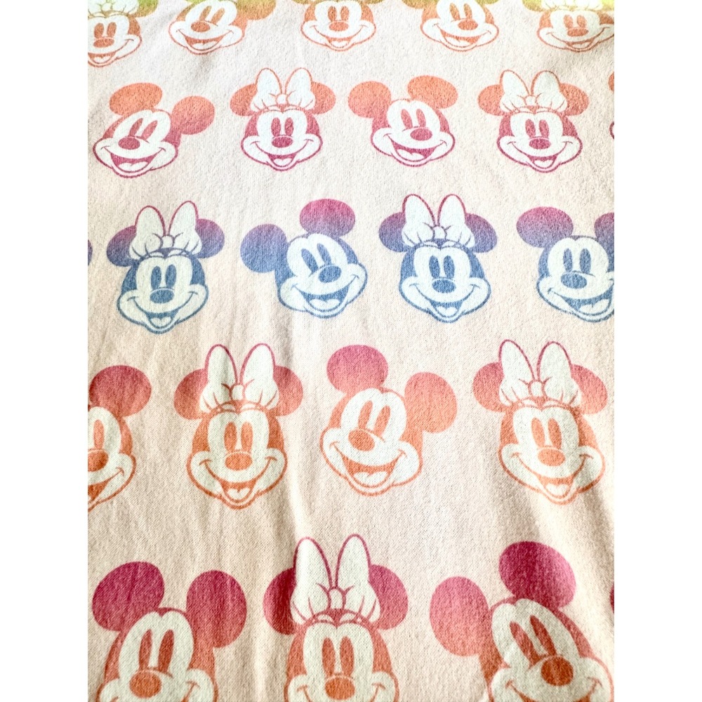 Disney Mickey Minnie Mouse Rainbow Ombre Pink Pajamas Set XXL MK659XSLSC NWT - Picture 10 of 14